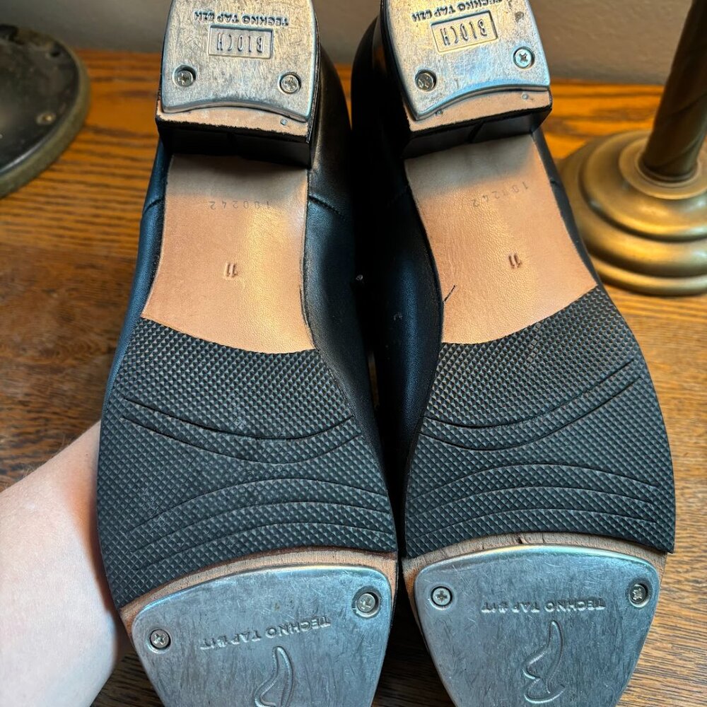 Bloch leather tap shoes - womens size 11 - Picture 3 of 6